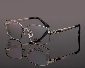 Čistega Titana Očal Okvir Letnik Moških Polno Platišča Postopno Multi-kontaktne Leče, Optični Očala Glej Bližini Daleč Branje Očala