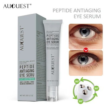 AuQuest Peptidi Proti Gubam Eye Cream Vlažilna Kože, Lifting Anti-Zabuhlost, Temne Krog Underbag Nego Oči 20G