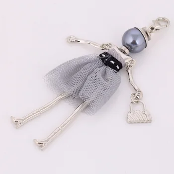 Nova zasnova ženske keychain avto ključnih verige čare ključe obesek za dame torbici obesek za ključe darilni debelo