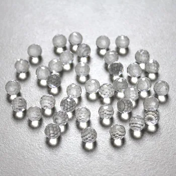 BREZ skritih 8 mm gladko, okroglo obliko steklo, kristal, kamen lepilo na ogrlico pribor za modo pandent DIY kroglice