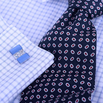 KFLK Nakit majica zapestne gumbe za moški oblikovalec blagovne Znamke Modra Hlačnice povezavo moški poročni luksuzni Gumb moški Visoke Kakovosti gostov