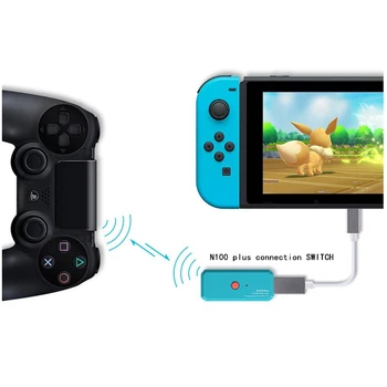 Brezžična Tehnologija Bluetooth Controller Adapter Za Brezžično Žično Usb Gamepad Joycon Pretvornik Za Nintend Stikalo Ps3 Ps4 Wiiu-Pro Krmilnik