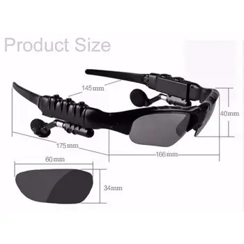 High-End Sončna Očala, Slušalke Športih Na Prostem Glasbe Bluetooth 4.0 Slušalke, Očala Z Micphone