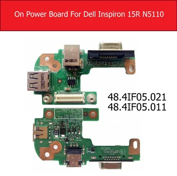Vklop/Izklop Odbor Za Dell Inspiron 15R N5110 s VGA USB2.0 DQ15DN15 Stikalo za Vklop gumb Jack Odbor 48.4IF05.021 48.4IF05.011