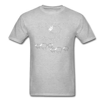 Vrhovi & Tees Črna Ovca T Shirt Smešno Moške Obleke, Preproste Risanke Tshirt Srčkan Design, Mens T-majice Poletje Bombaž Oblačila