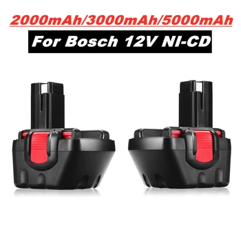12V 3000mAh Nicd baterije za polnjenje Ni-MH Polnilna Nadomestna Baterija za Bosch 12 V BAT043 BAT045 BAT120 Vaja GSR12VE-2 PSR12VE-2 2607335273