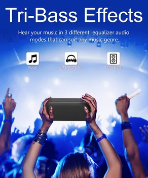 XDOBO X8 60 W Bluetooth Zvočniki za Prenosni Zvočnik Brezžični IPX5 Nepremočljiva TWS 15H Predvaja Glasovni Pomočnik Extra Bass Sistem