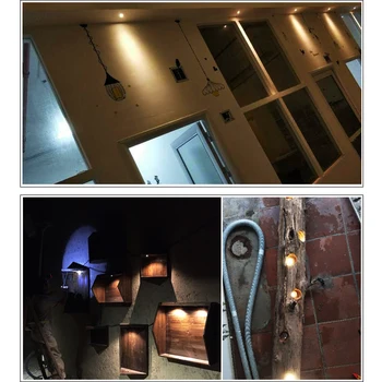 Spot Vina Kabineta, 2W Majhne Pozornosti LED Stropu Vgrajeni Dnevna Soba Skrite 12V-24V Mini Downlight Cut Luknjo Pozornosti