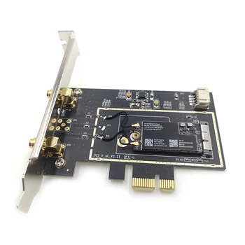 Pretvorba Sim z Dvojno Antene za BCM943224PCIEBT2 BCM94360CS2 za MAC Omrežna Kartica na PCI-E