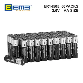 Uradni Trgovina EEMB er14505 3,6 V, AA Baterije 2600 mAh PLC Litijeve Baterije za Igrače Fotoaparat, Bliskavico, ki Niso predvidene za polnjenje
