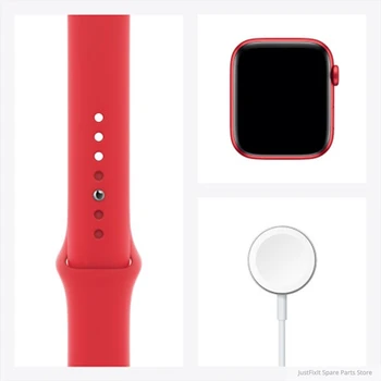 Novi Originalni Apple Gledati Serije 6 GPS 40 MM/44 MM Aluminijasto Ohišje z Novimi Barvami Rdeče/Modro Šport Band Daljinsko Srčni utrip Smartwatch