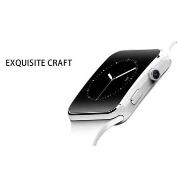 X6 Ukrivljen Zaslon Bluetooth Smartwatch TF KARTICE Fotoaparata Moški Ženske Pametno Gledati za Android, IOS (iPhone, Samsung Modne Ure