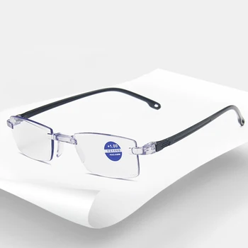 RBROVO 2021 Obravnavi Očala Ženske Anti-modra svetloba Branje Očala brez okvirjev Leče Očal Okvir za Ženske/Moške Retro Spektakel