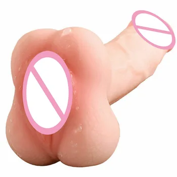Mehko Realističen Dildo Visoko Kakovost Vaginalne Lutka Sex Igrače 4D Globoko Oralni Seks Masturbators Prenosni Tesen Muco Pokal Blowjob Sex Shop