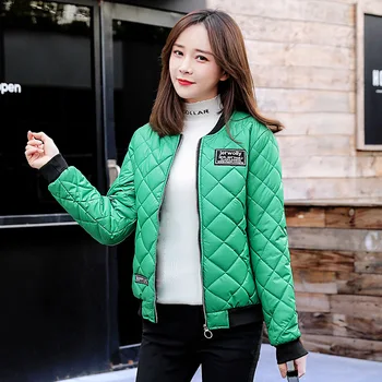 JFUNCY Pozimi Lahka Jakna za Ženske korejski Ženska Parkas Ženski Tanke Jakne Plašči Plus Velikost Ženske Jakna Bombaž Outwear