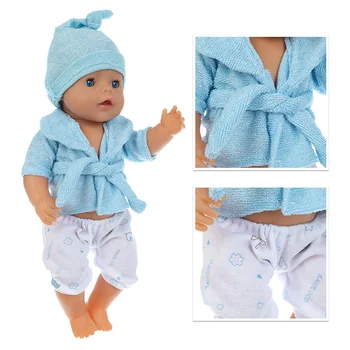 43 cm novo rojen Baby Doll oblačila za zaščito pred Soncem za baby doll obleko 18 Inch Ameriški OG dekle Lutka obleko