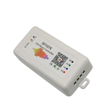 SP107E Glasbe Bluetooth, LED Krmilnik RGB barvno SPI Nadzor telefon APP za 2811 2812 1903 LED Trak Svetlobe Trak, 5-24V