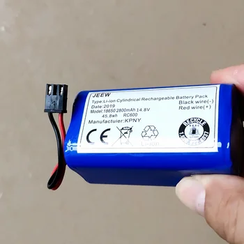 Baterija za PUPPYOO V-M900R V-M900G Robot sesalnik Nove Li-Ionska Akumulator Pack Zamenjava 14.8 V 2800mAh