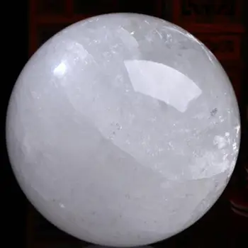 Naravna Ledena Gora Bela Quartz Crystal Področju Žogo Zdravljenje Gemstone Doma Dekor Darila