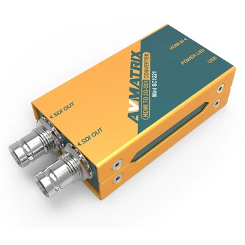 AVMATRIX Mini SC1221 SDI, HDMI Pretvornik Žepne Velikosti Broadcast Pretvornik HDMI Vhod Signal za Dvojno SDI Signal