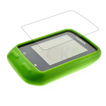Vroče Nove Silikonske Gume Zaščito Zelena Primeru + LCD Zaslon Film Zaščitnik Za Garmin Edge 510