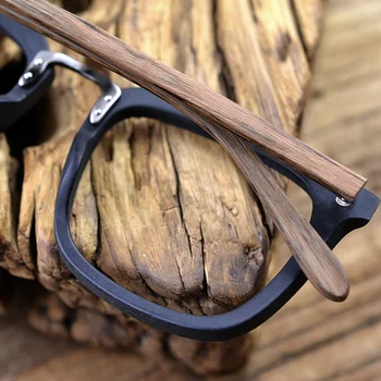 Posesion Očal Okvir z Jasno objektiv Moških Kvadratnih Kratkovidnost Recept Očala 2019 Moški Lesa Polno Optičnih Okvir Očal