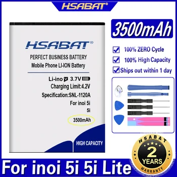 HSABAT 5i 5i Lite 3500mAh Visoko Zmogljivost Baterije za inoi 5i 5i Lite Pametni telefon Baterije