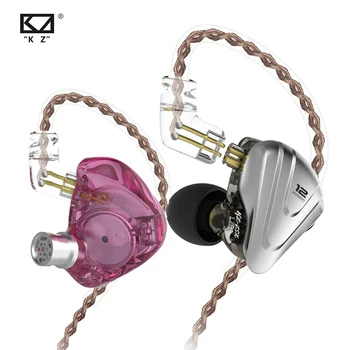 KZ ZSX 5BA+1DD 12 Enota Terminator Hibridni Kovine in-Ear Slušalke HI-fi Slušalke za Glasbo, Šport Slušalka Za ZS10 Pro ZAX ASX EDX Z1 S2