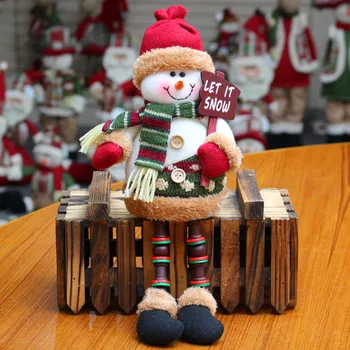 Santa Claus Snežaka Elk Božič Doll Vesel Božič Okraski za Dom, Božični Okraski 2020 Xmas Darila Novo Leto 2021