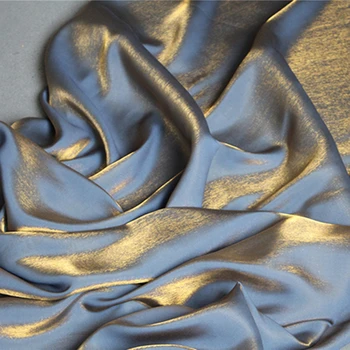 Mercerized Bombaž Saten Svila Tkanina Siva Modra Zlata Gradient DIY Kungfu bo Ustrezala Cheongsam Večerno Obleko Oblikovalca Tkanine, 50*145 cm