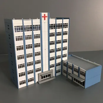 1:150 N Lestvici Pesek Tabela Dekoracijo DIY Skupščine Model Bolnišnična Zgradba