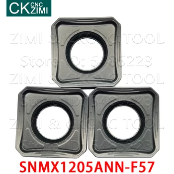SNMX1205ANN-F57 BP1125 Karbida rezkanje rezilni vložki, CNC Rezkanje, Rezanje vstavi Orodja SNMX za jekla, nerjavečega jekla, litega železa