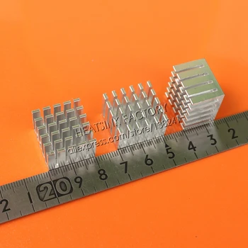 (10pcs/veliko) novih 20x21x15mm Aluminija heatsink IC hladilnega telesa radiator za čipu IC, hladilnik hlajenje