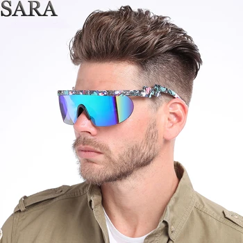 SARA sončna Očala Moški Letnik Šport Očala Italija Design Premaz Ogledalo sončna očala Moških'sShades gafas de sol, UV Zaščita SA3596
