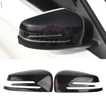 Za Mercedes Benz AMG Razred W176 A45 Obdobje 2013-2018 Avto Styling Ogljikovih Vlaken Barvne Strani Ogledalo Prekrivni Pogled od Zadaj Pokrov Dodatki