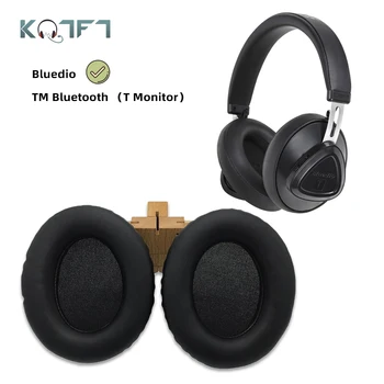 KQTFT Zamenjava EarPads Glavo za Bluedio TM Bluetooth T M T Zaslon Slušalke Univerzalno Odbijača Earmuff Kritje Blazine Skodelice