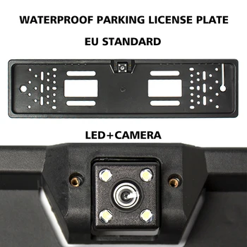 Evropski Parkiranje Auto Avto Številke registrske Tablice Okvir, Označenih Držalo za Jeep Wrangler Jk Pribor Ford Ranger Vw Polo 6r T5