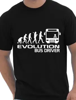 Mens T-Shirt Razvoj Voznik Avtobusa Darilo Smešno Tee Unisex Majica Več Velikosti in Barv-A113