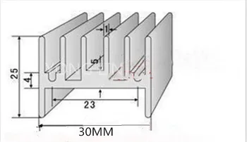 10PCS Aluminijasti radiator 30*25-40 mm/ic Heatsink/za-220 Heatsink