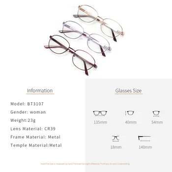 ZENOTTIC Recept Progresivna Očala Ovalne okvirje Ženske Moški Optični Kratkovidnost Anti Scratch Odražajo Photochromic Očala