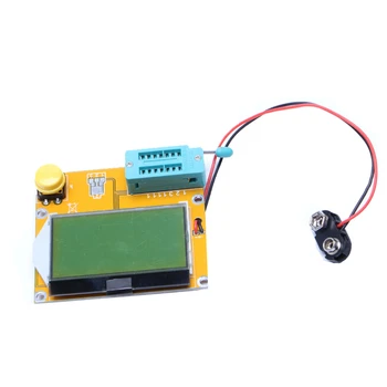 LCR-T4 ESR Meter Tranzistor Tester Diode Triode Kapacitivnost SCR Induktivnost Samodejni Izklop LCD Prikazovalnik