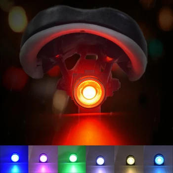 WasaFire 7 Barv Kolo Svetlobe 4 Načini LED Izposoja Luč USB Polnilne Kolesarjenje Zadnje Luči Nepremočljiva Cesto, MTB Flash Lučka