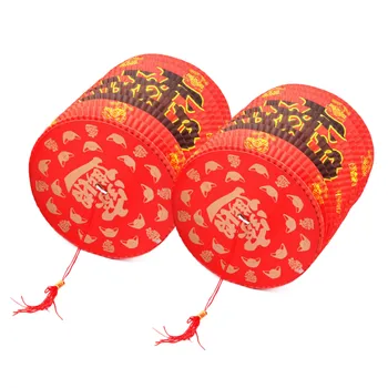 Behogar 10PCS Zložljive Ročni Srečo Papirja Rdeče Luči za Kitajsko Novo Leto Spomladi Festival Stranka Domov Dekoracijo