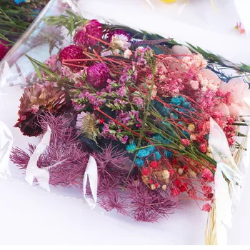 1 Vrečko Mešanica Posušenih Cvetov Naključno Suh Cvet Obrti Dekoracijo Naravni Cvetlični Cvetlični za Epoksi Smolo, Nakit, Izdelava UV Smolo DIY