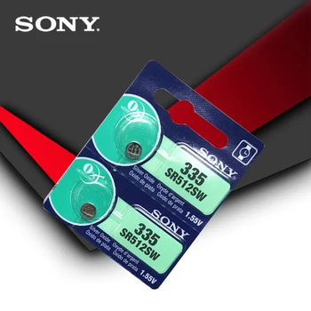 5pc Sony Prvotne 335 SR512SW 1.55 V Srebrni Oksida Gumb Celice Kovanec Baterije NA JAPONSKEM