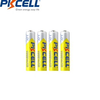 4PCS PKCELL AAA Baterije 1000mah 1,2 v NIMH AAA Polnilne Baterije 3A aaa ni-mh baterije, baterije za svetilko igrače