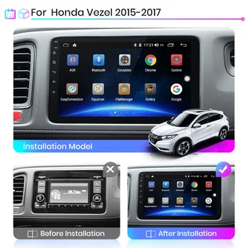 Junsun V1 Android 10.0 DSP CarPlay Avto Radio Multimedijski Predvajalnik Videa, Samodejno Stereo GPS Za Honda SSF Vezel - 2017 2 din dvd