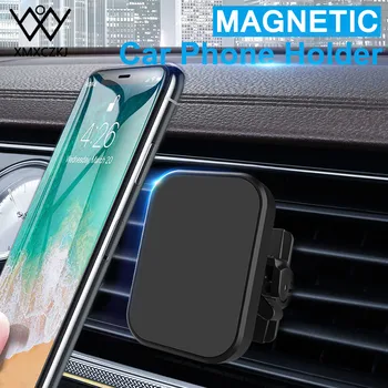 Univerzalni Magnetni Avto Nosilec Vent 360-Stopinjski GPS Stojalo Zraka Vent Gori Mobilne naprave Stojalo Za iPhone X 7 Xs Max Xiaomi mi 8