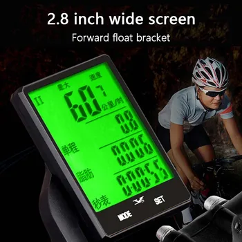 Vodotesna GPS Kolesarski Računalnik Brezžično In Žično MTB Kolo Kolesarski Števec Štoparica za Merjenje Watch LED Digitalni Stopnja