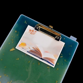 Sijoče Smolo Mapo Risalno Desko Silikonsko Plesni Zlato Folijo Paket DIY Mapo Risalno Desko Silikonske Smole Plesni